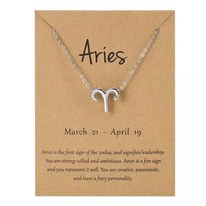 🆕Aries Zodiac Astrology Pendant Necklace